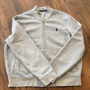 Polo by Ralph Lauren Light Gray Men's Zip-Up Sweater